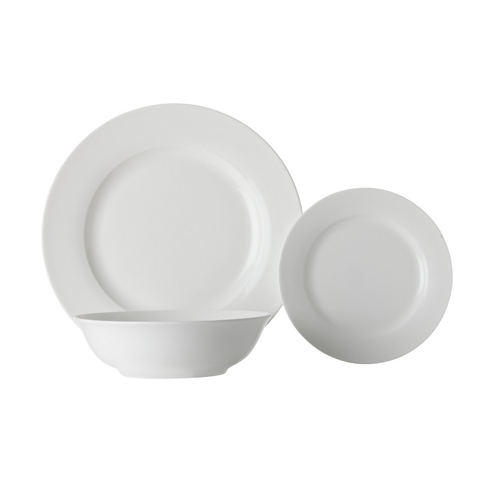 Maxwell & Williams White Basics European Rim Dinner Set-1