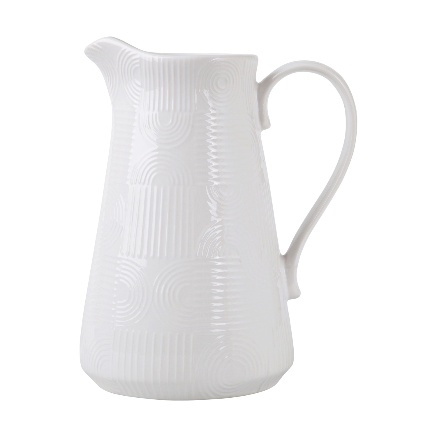 Maxwell & Williams Arc Jug 2.4lt White Gift Boxed-1