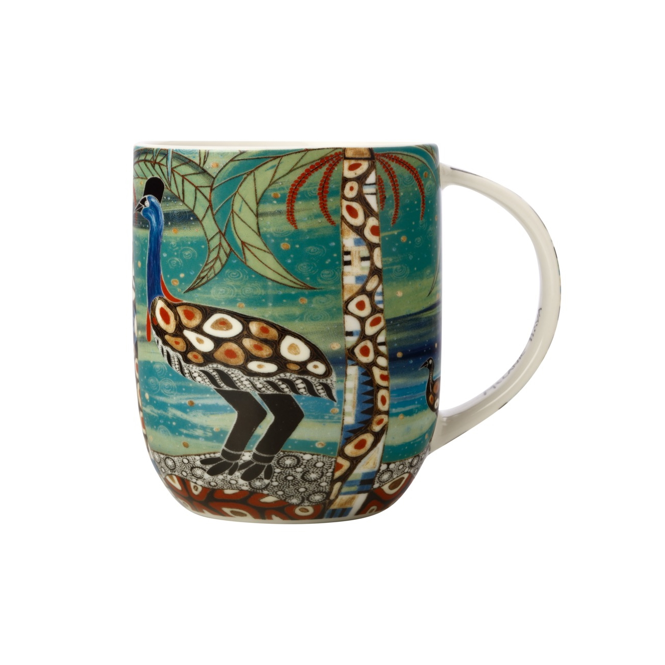 MW Melanie Hava Jugaig-Bana-Wabu Mug 440ML Cassowaries Home Gift Boxed-3