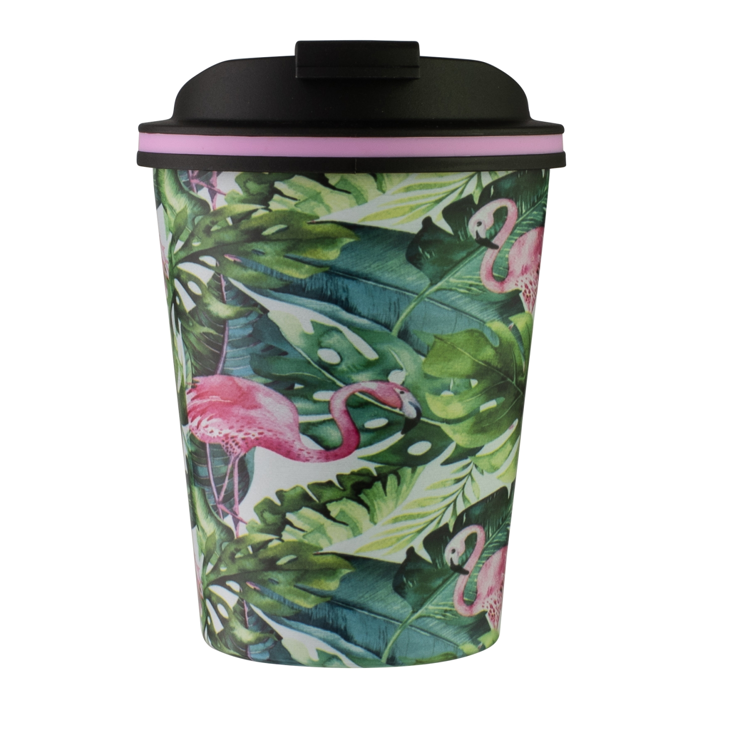 Avanti Go Cup 280ml/8oz-Flamingo Leaf-1