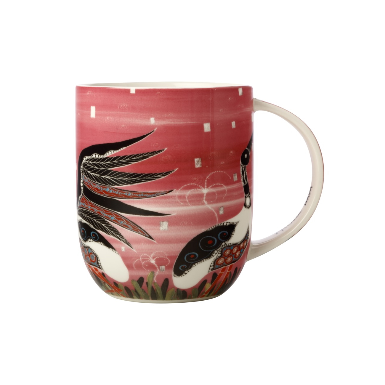 MW Melanie Hava Jugaig-Bana-Wabu Mug 440ML Jabirus Pink Gift Boxed-3