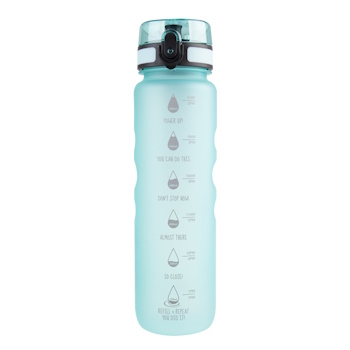 Oasis Tritan Motivational Sports Bottle 1l - Aqua