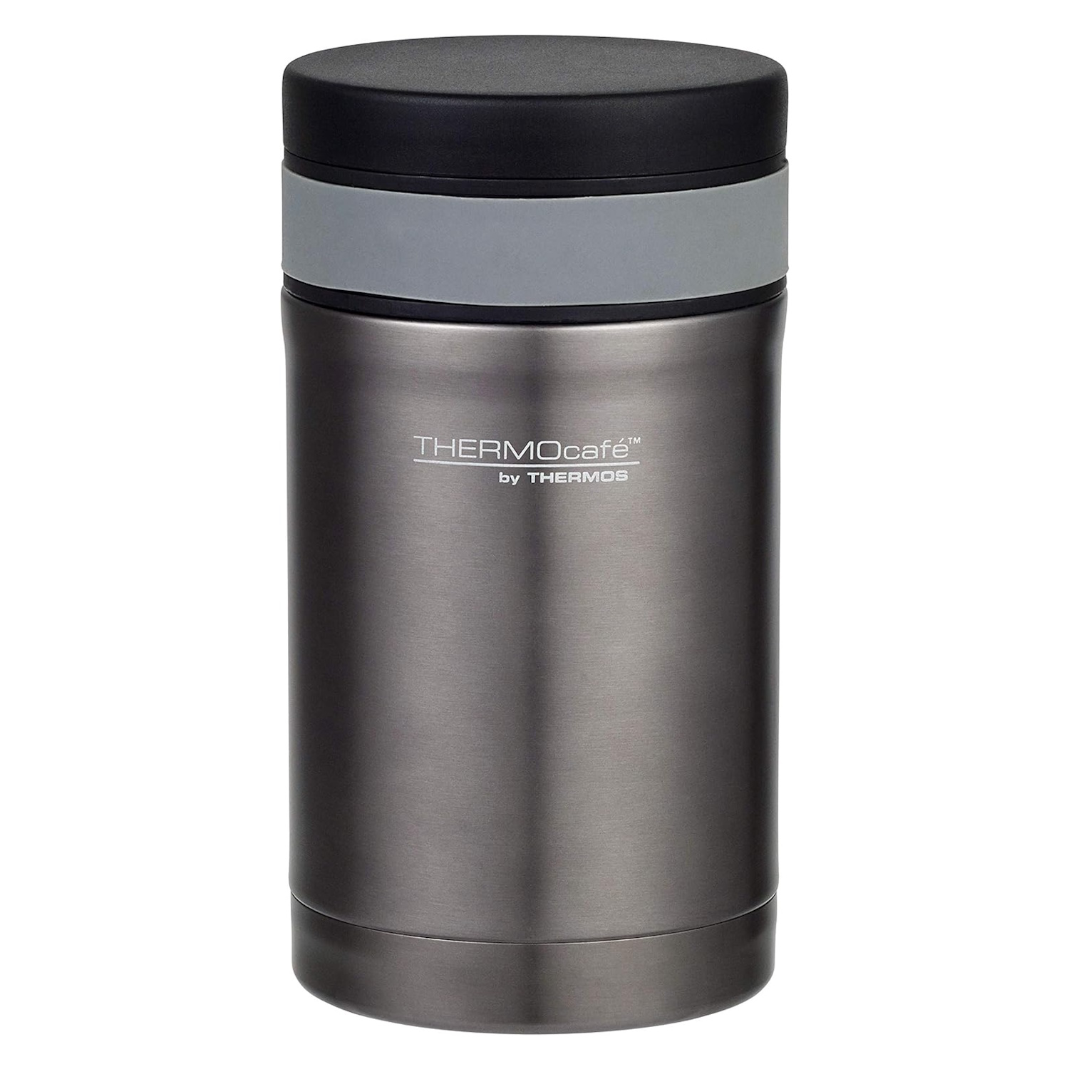 Thermos Vacuum Insulated Food Jar with spoon 500ml - Smoke