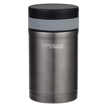 Thermos Vacuum Insulated Food Jar with spoon 500ml - Smoke
