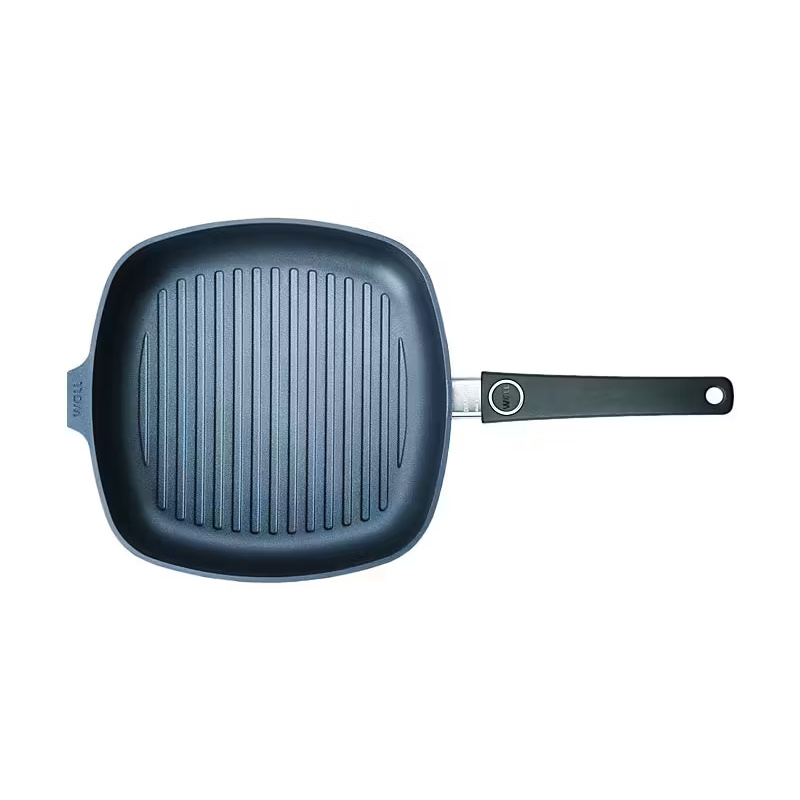 Woll Diamond Lite Fix Handle Conventional Square Grill Pan 28cm-2