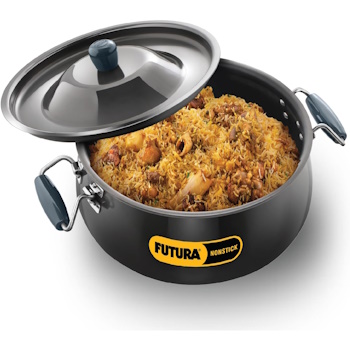 Hawkins Futura 12 Litre Big Boy Non Stick Biryani Handi - NBH12