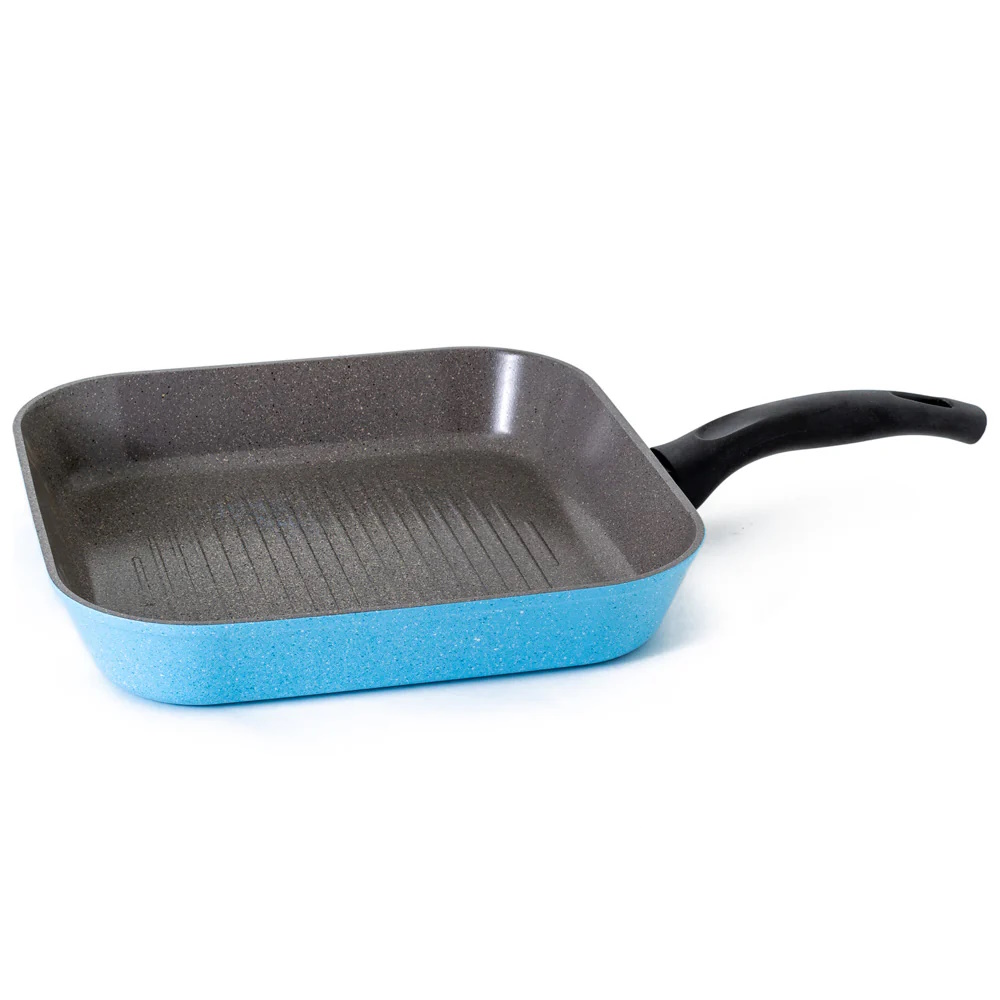 Neoflam Luke Hines 28cm Grill pan Induction Marble Blue  EC-RMG28I-1