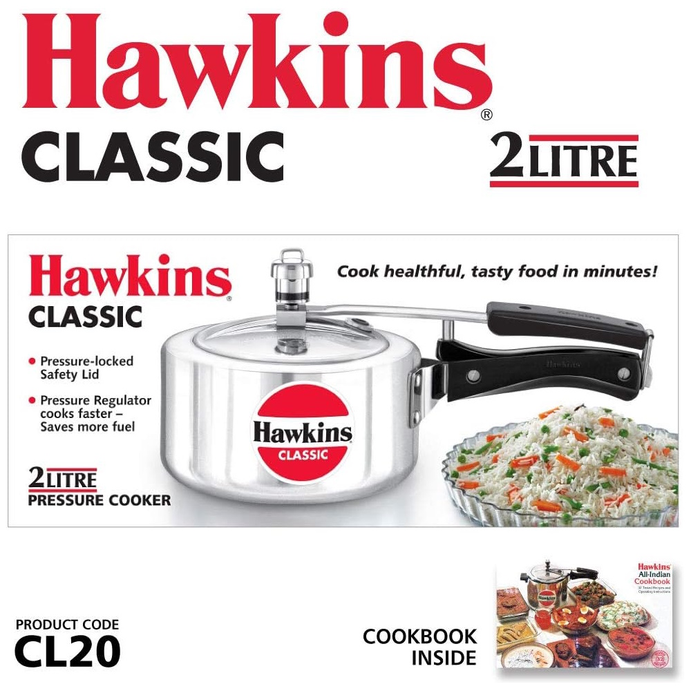 Hawkins Classic 2L Pressure Cooker - CL20