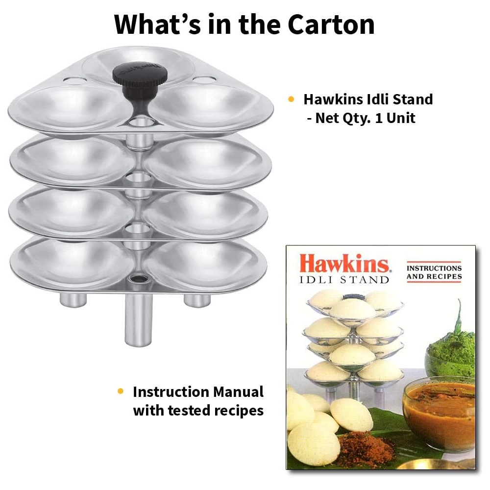 Hawkins pressure cooker with idli stand sale