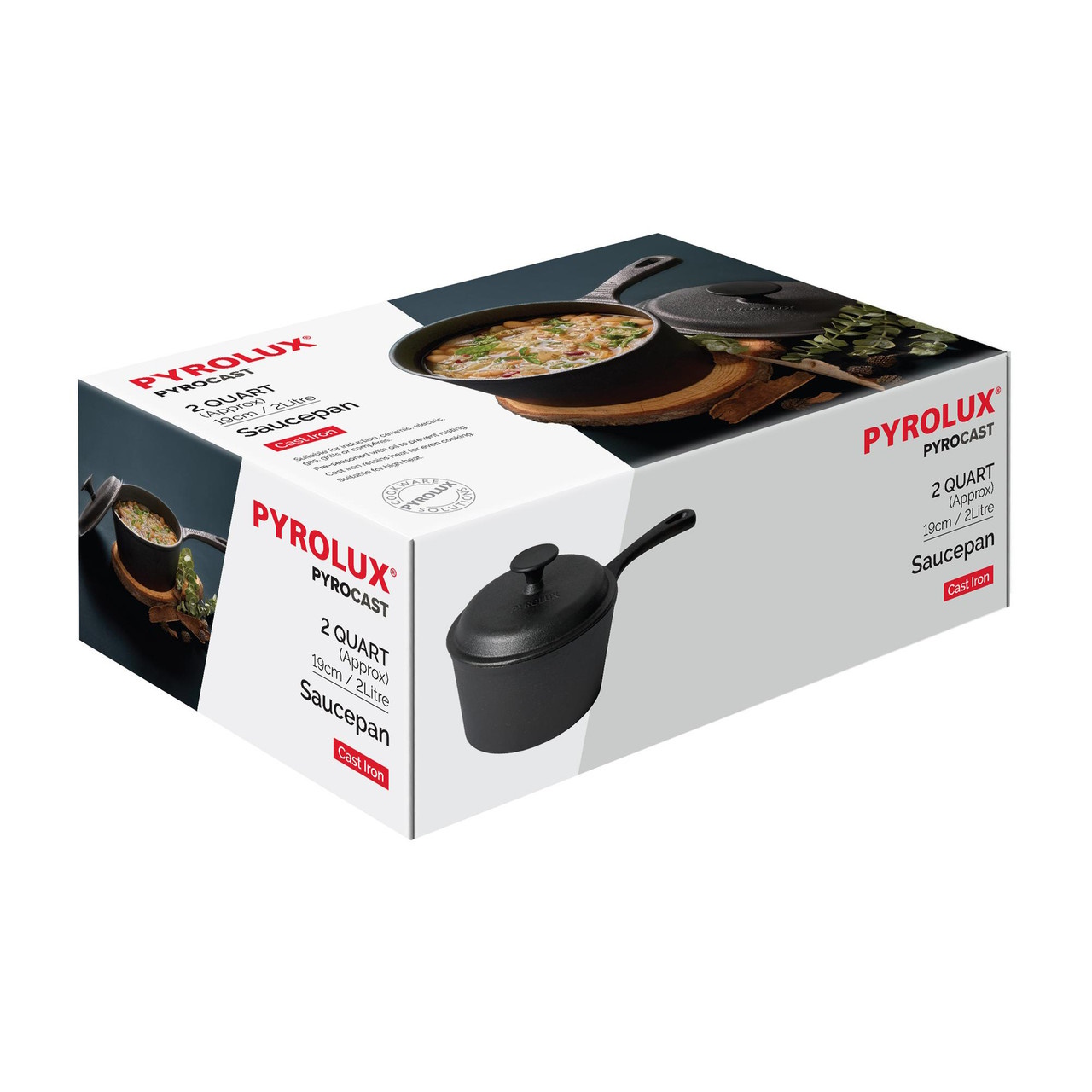 Pyrolux Pyrocast Saucepan 19cm/2l 2qt-4