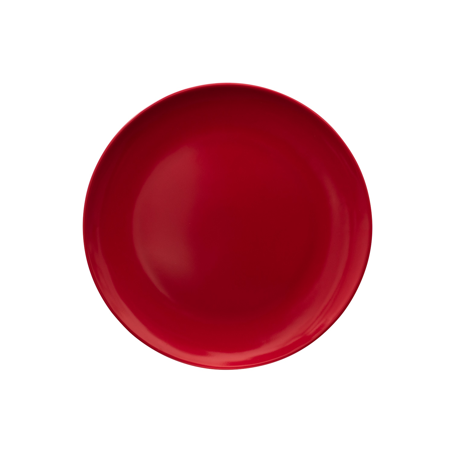 Serroni Melamine Plate Red 25 cm-1