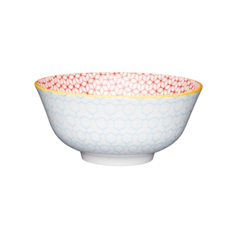 Mikasa Does it All Bowl 15.7cm -  Geometric Blue