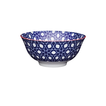 Mikasa Does it All Bowl 15.7cm -  Blue Floral