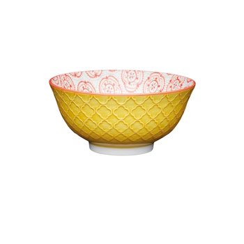 Mikasa Does it All Bowl 15.7cm - Yellow Floral