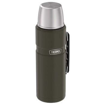 Thermos 2L Stainless King™ Stainless Steel Vacuum Insulated Flask Army Green