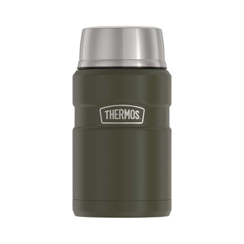 Thermos Stainless King Stainless Steel Vacuum Insulated Food Jar 710ml  Army Green