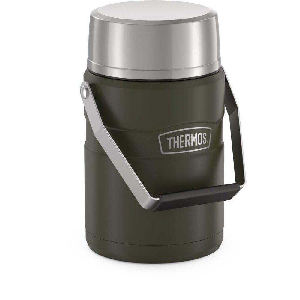 Thermos Stainless King Stainless Steel Vacuum Insulated Food Jar 1.39L Army Green