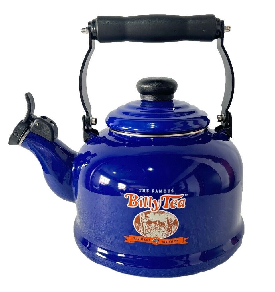 Rojo Enamel Whistling Kettle  Billy Tea 2.1 Litre-1