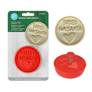 R&m Baked For Santa Pastry & Cookie Stamper 6.4cm Dia