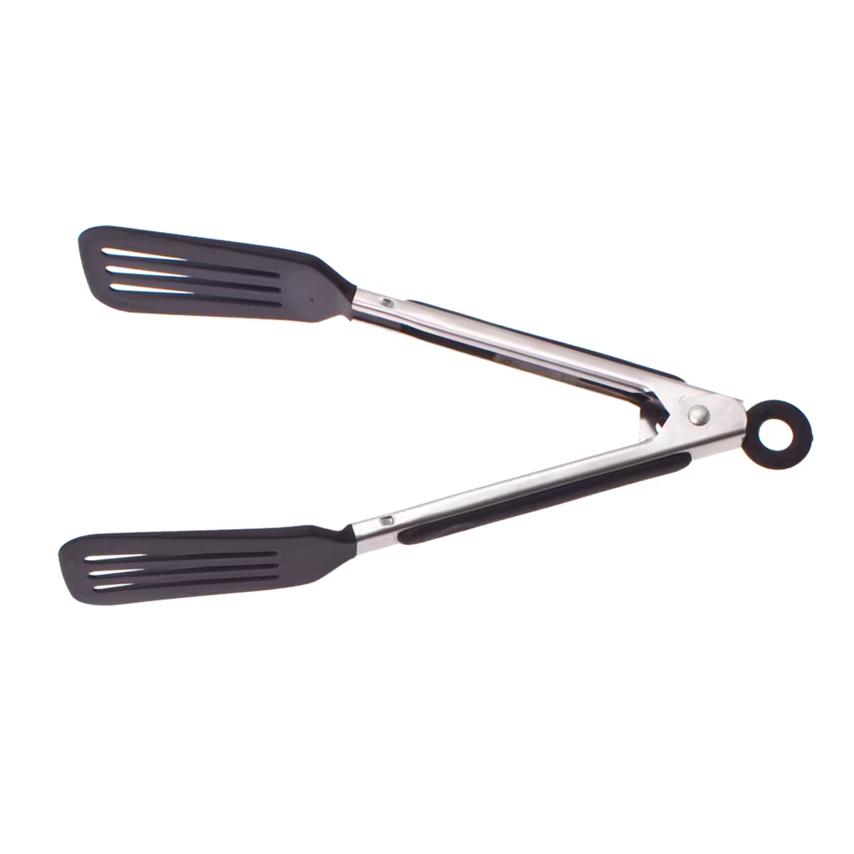 Appetito Mini Nylon Spatula Tongs 18cm Black-3