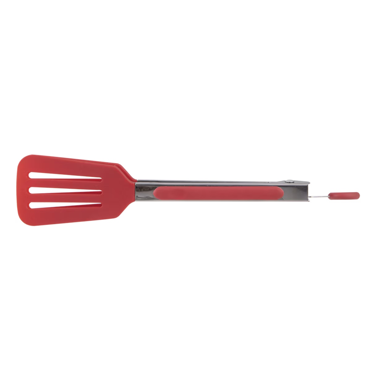 Appetito Mini Nylon Spatula Tongs 18cm Red