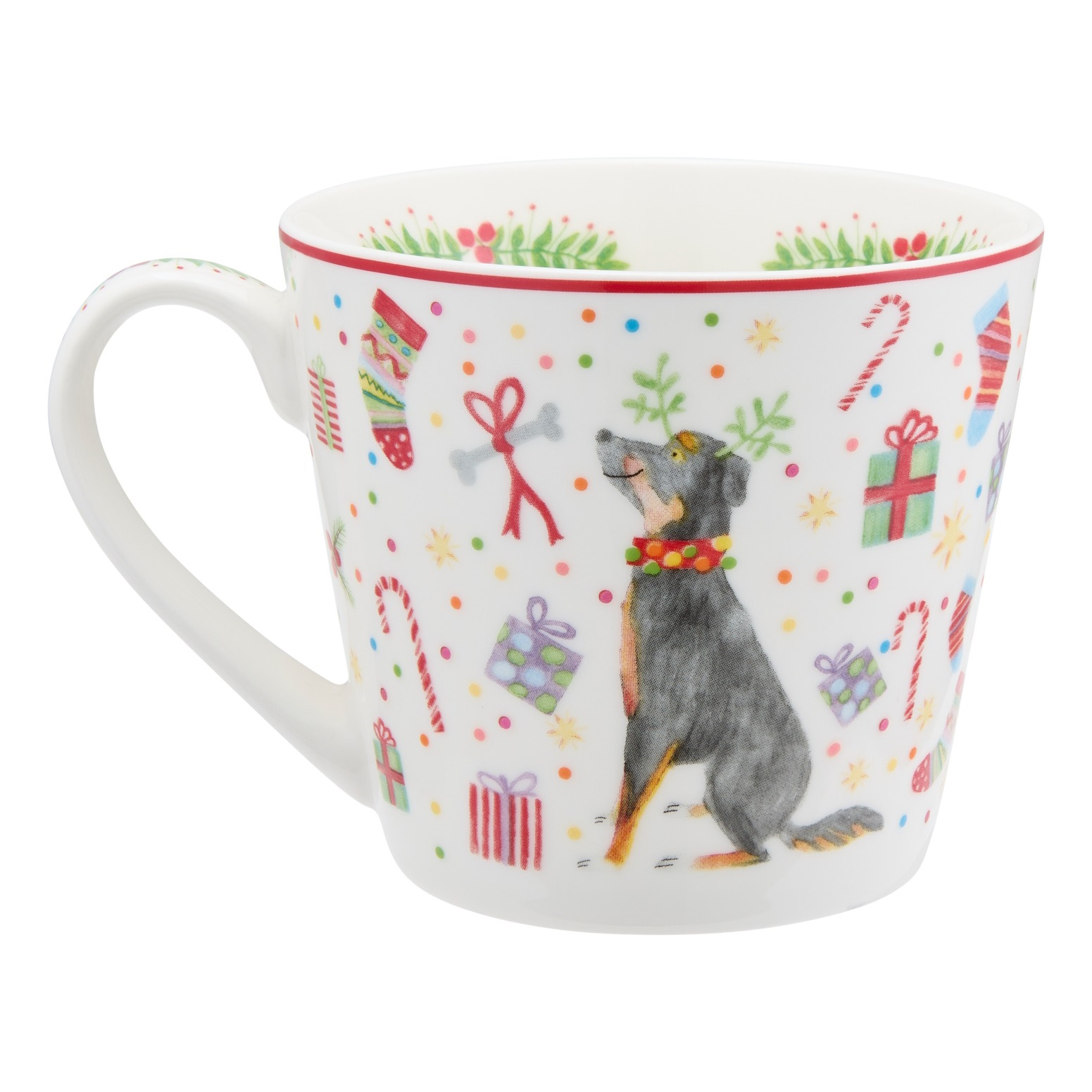 Maxwell & Williams Jolly Joy Joy Mug 400ML Dog Gift Boxed-1