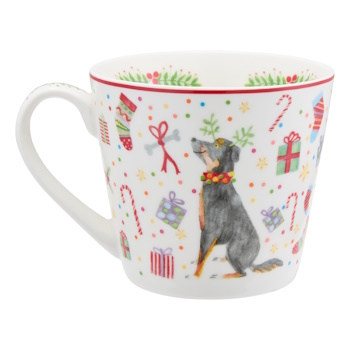 Maxwell & Williams Jolly Joy Joy Mug 400ML Dog Gift Boxed