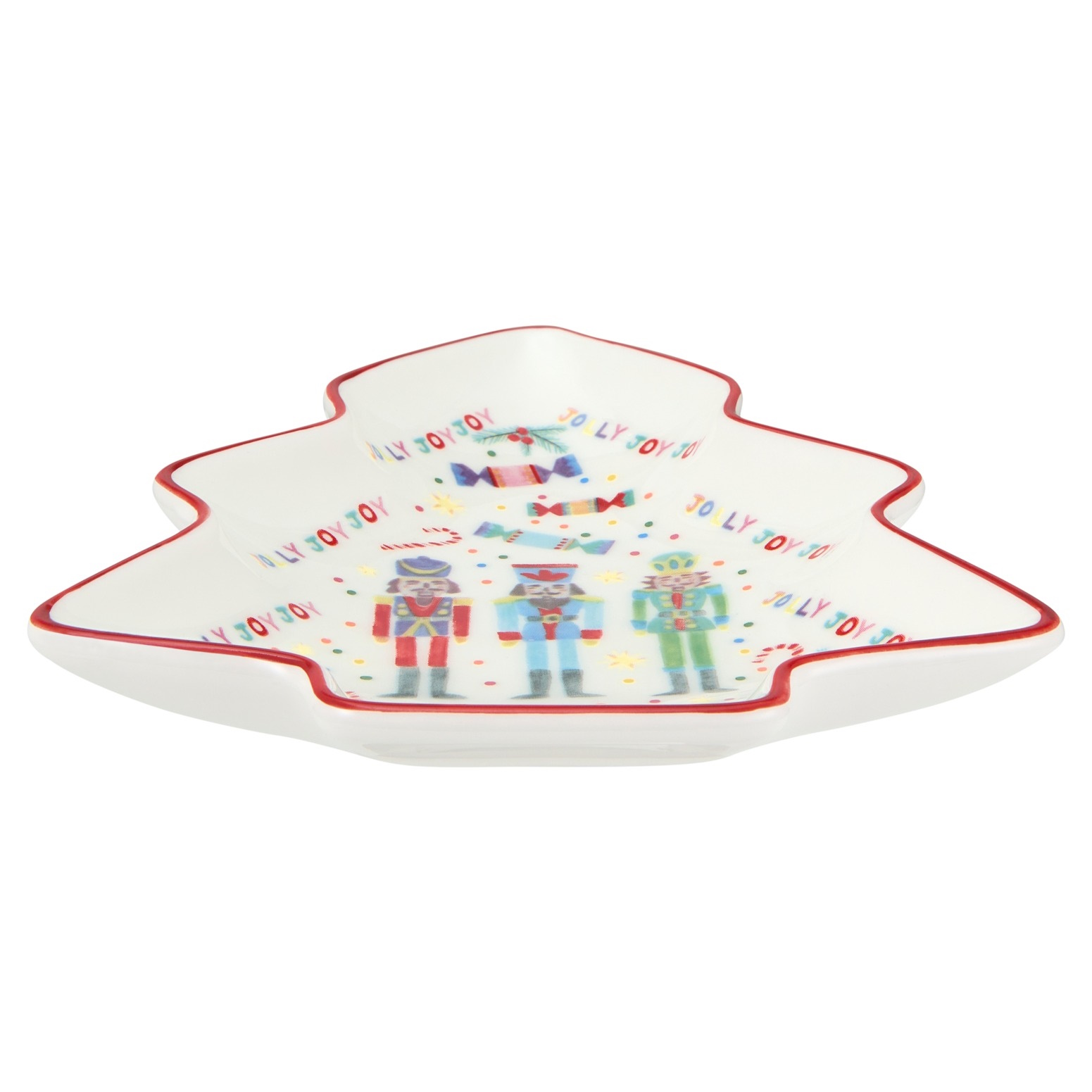 Maxwell & Williams Jolly Joy Joy Tree Dish 25cm Christmas Tree Gift Boxed