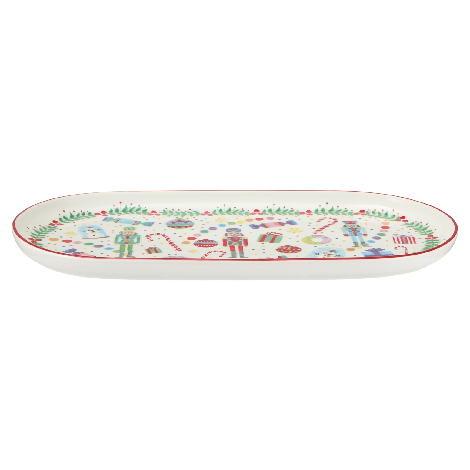 Maxwell & Williams Jolly Joy Joy Oblong Platter 30x15cm The Nutcracker Gift Boxed