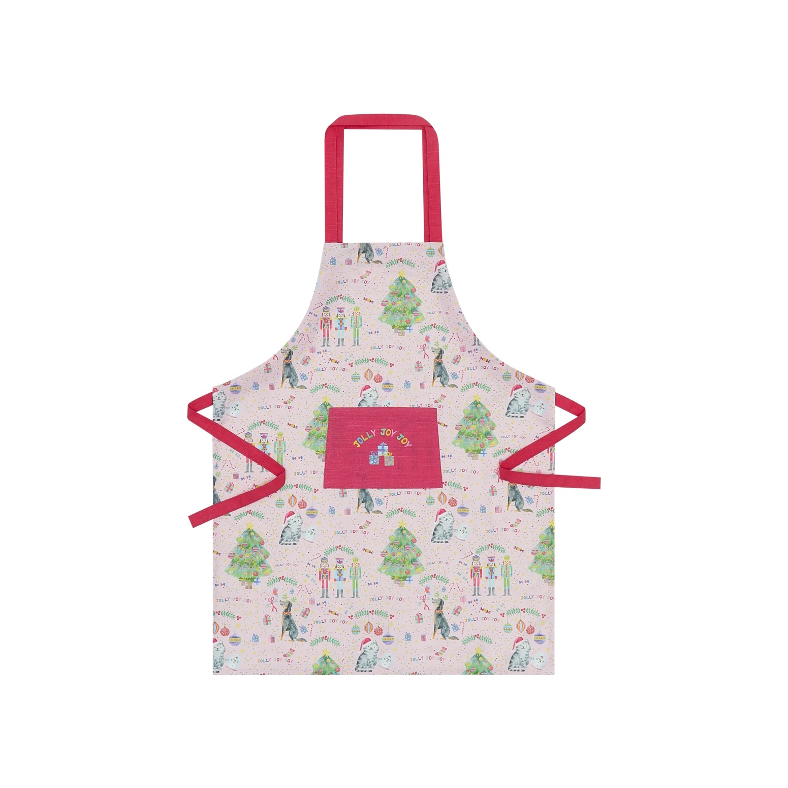 Maxwell & Williams Jolly Joy Joy Christmas Apron 70cmx90cm Gift Boxed-1