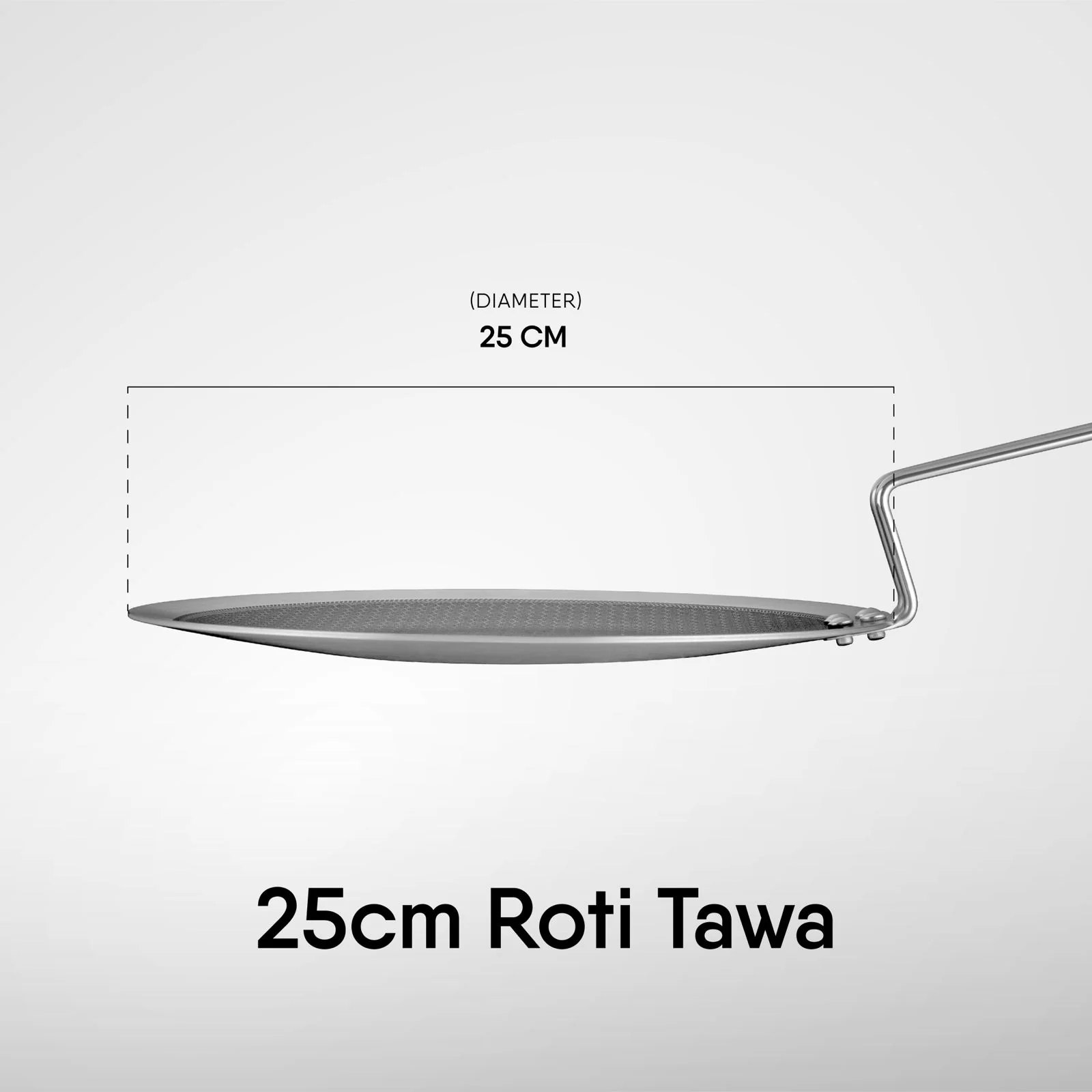 Stahl 25cm Triply Artisan Hybrid Roti Tava -2