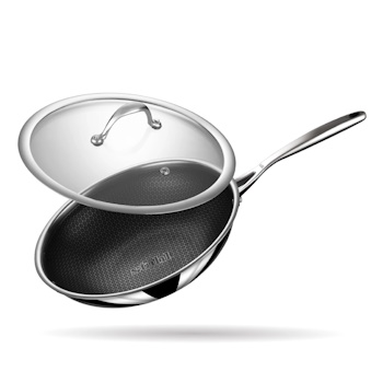 Stahl 26cm Triply Artisan Hybrid Deep Frypan With Lid 