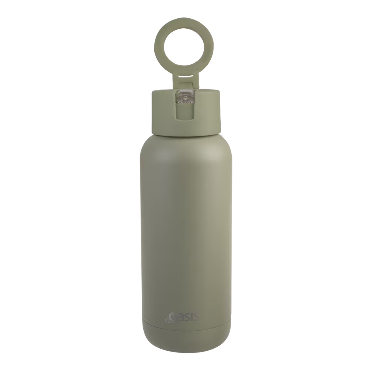 Oasis Mag-grip Ceramic Lined Stainless Steel Triple Wall Insulated Moda Drink Bottle 1l Olive Green-1