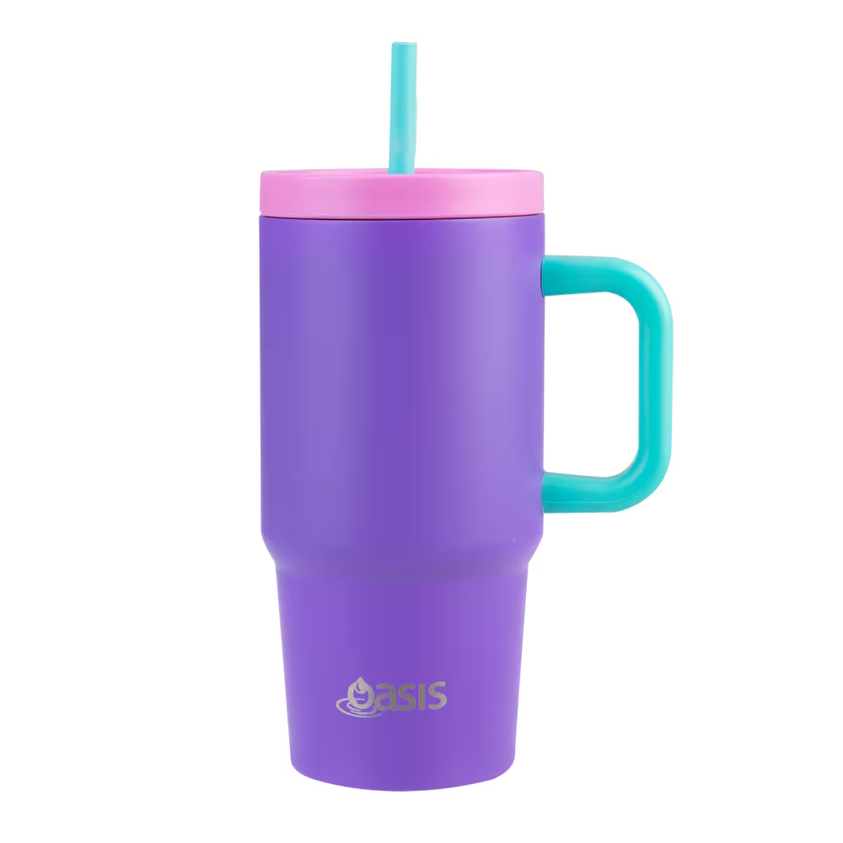 Oasis Stainless Steel Double Wall Insulated Jnr Commuter Travel Tumbler 700ml Mermaid Purple-1