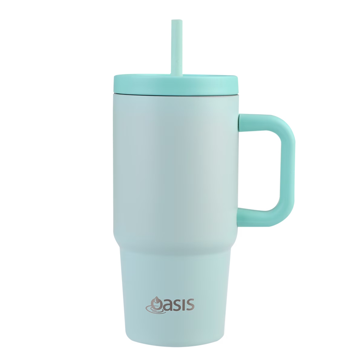 Oasis Stainless Steel Double Wall Insulated Jnr Commuter Travel Tumbler 700ml Mint-1