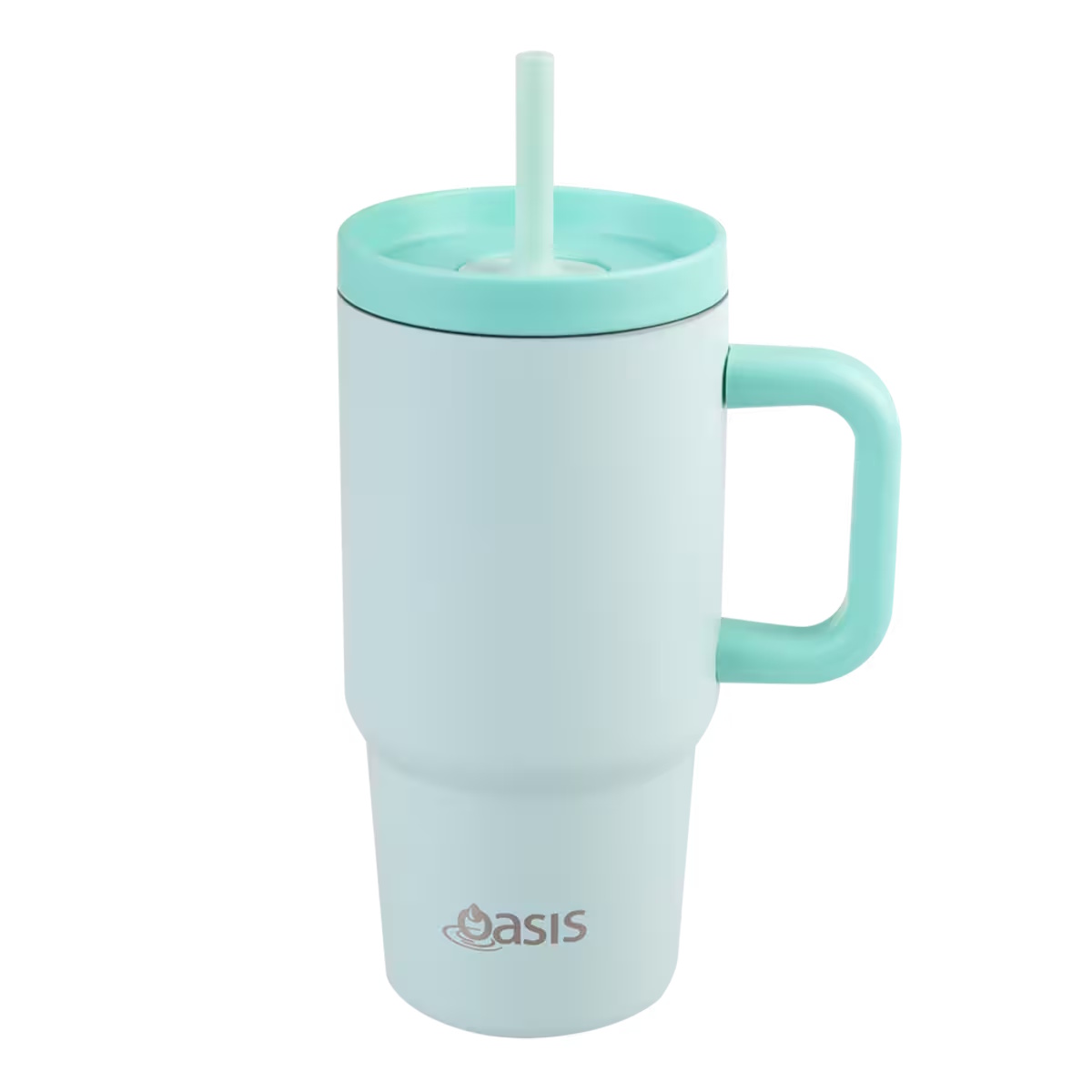 Oasis Stainless Steel Double Wall Insulated Jnr Commuter Travel Tumbler 700ml Mint