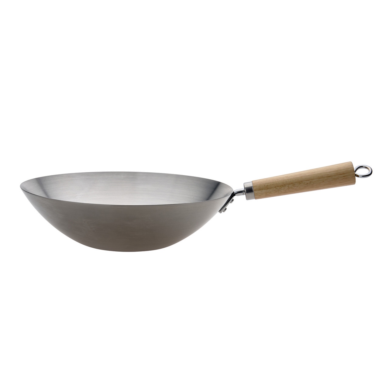 Pyrolux Wok with Wood Handle 30cm-3