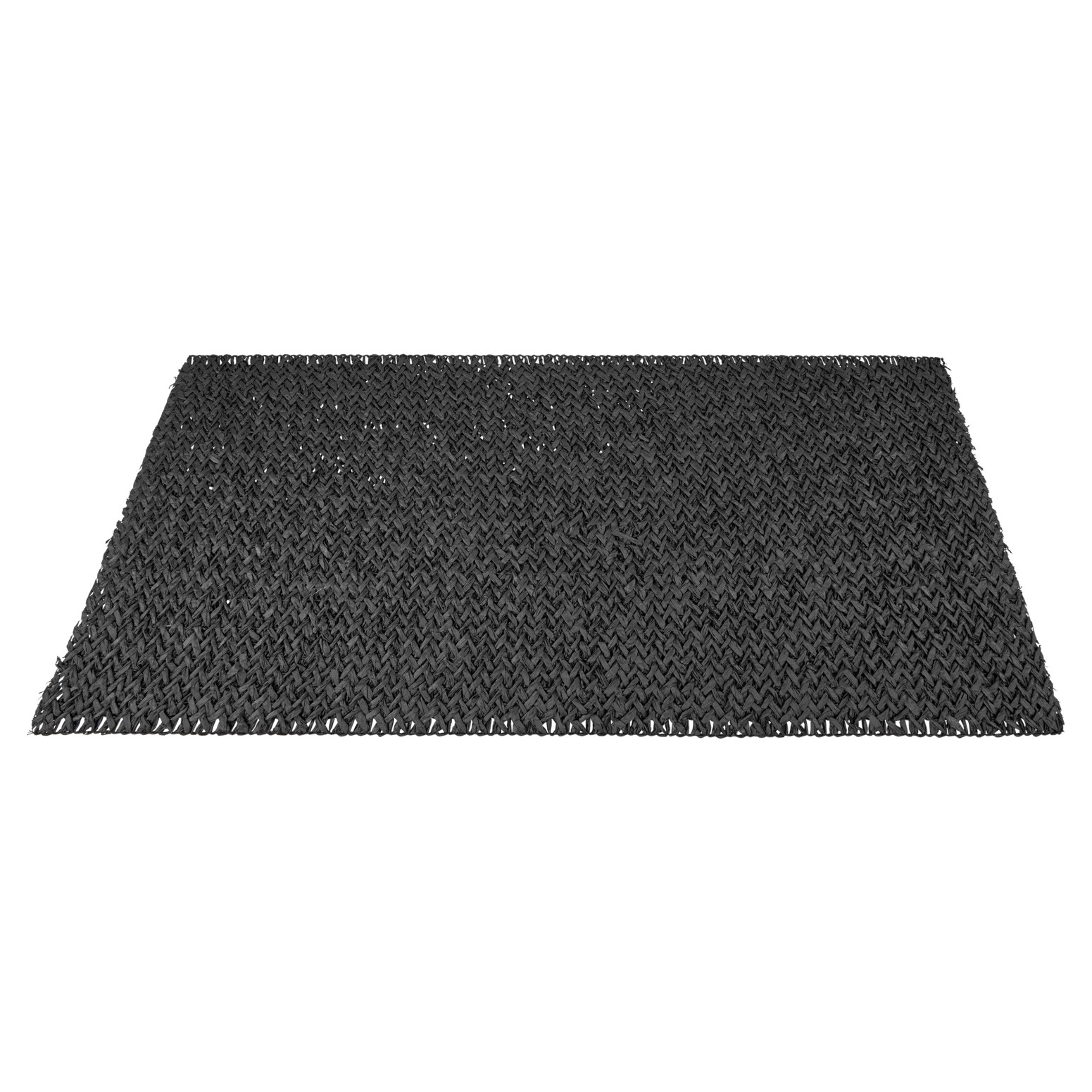 Maxwell & Williams Table Accents Woven Placemat 45x30cm Black-3