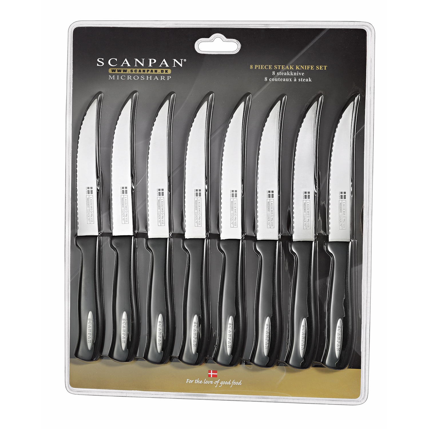 Scanpan Microsharp 8pc Steak Knife Set-3