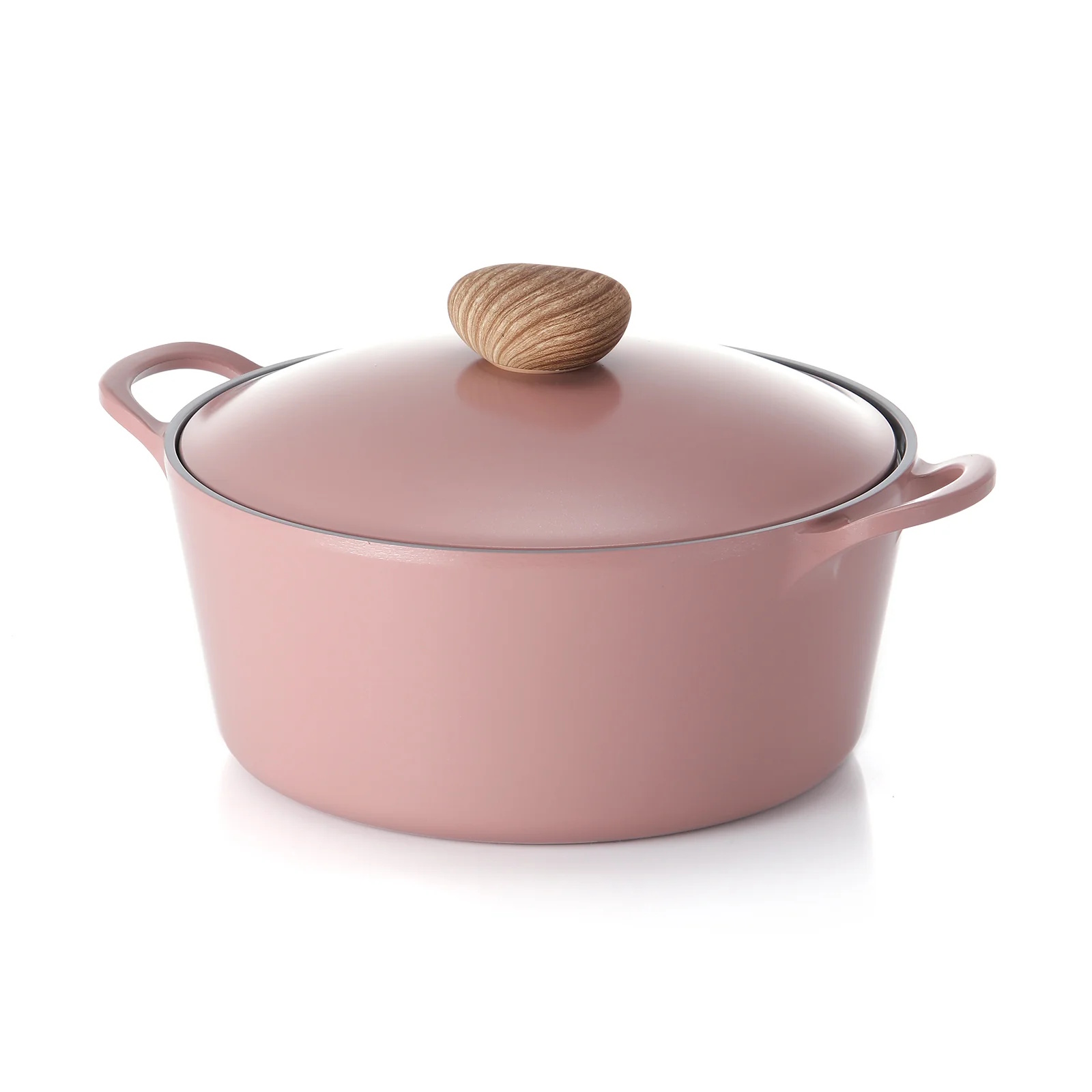 Neoflam Retro 26cm Stockpot Induction with Die-Cast Lid Pink Demer-1