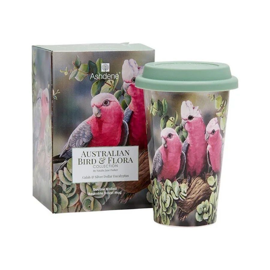 Ashdene Aus Bird & Flora Galah Double Walled Travel 