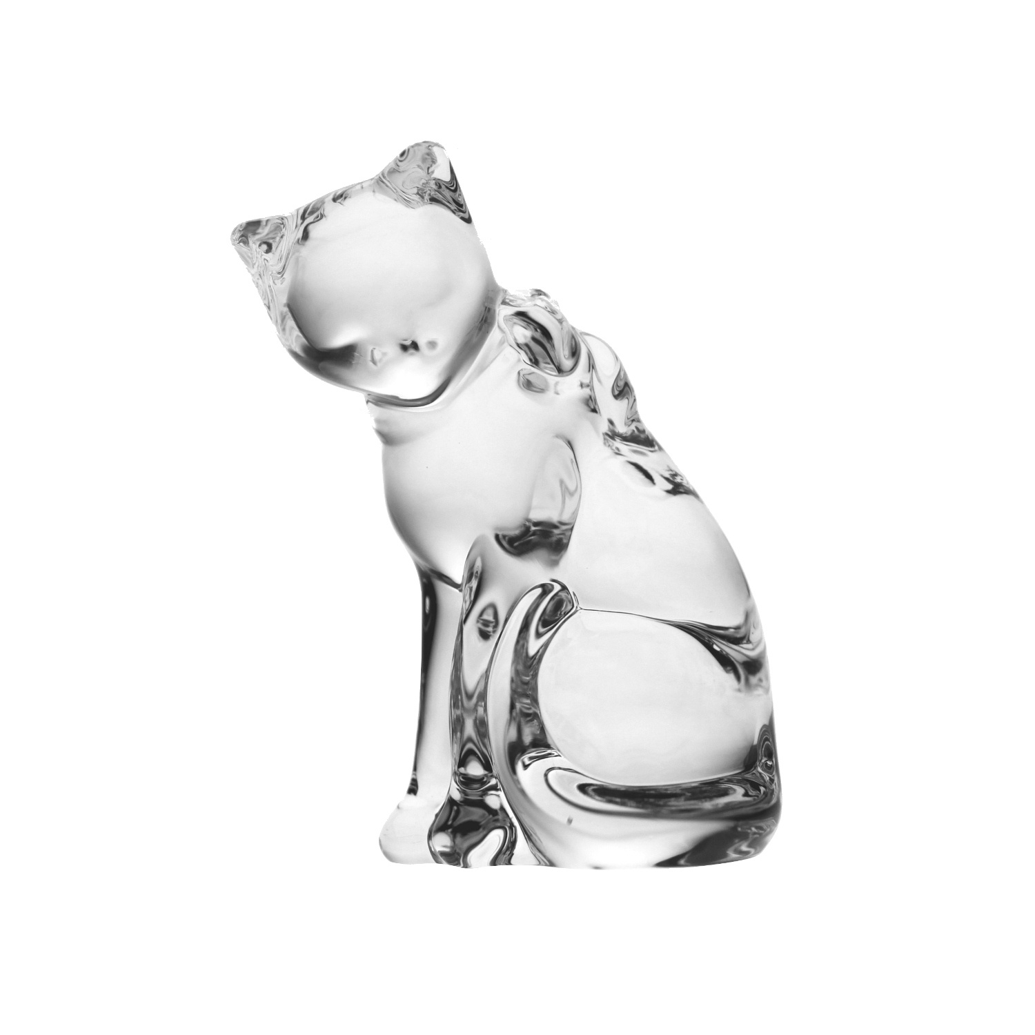 Bohemia Crystal Gift Fancies Cat Figurine-1