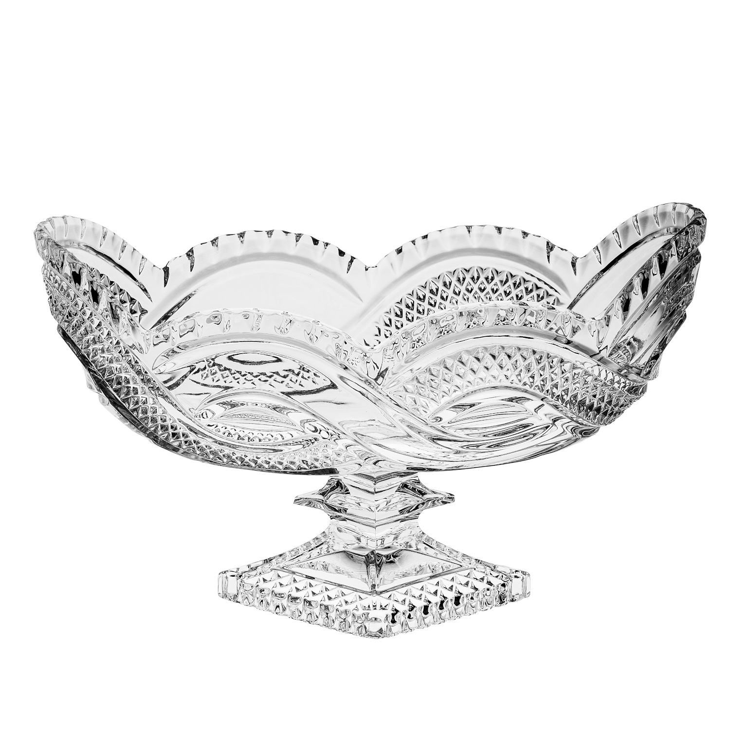 Bohemia Crystal Denise Footed Bowl 31cm-1