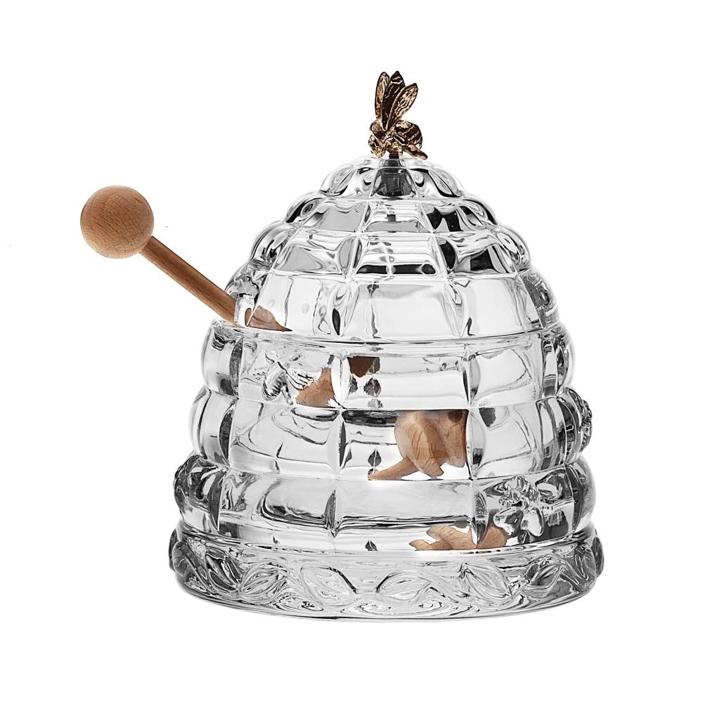 Bohemia Crystal Honey Pot-1