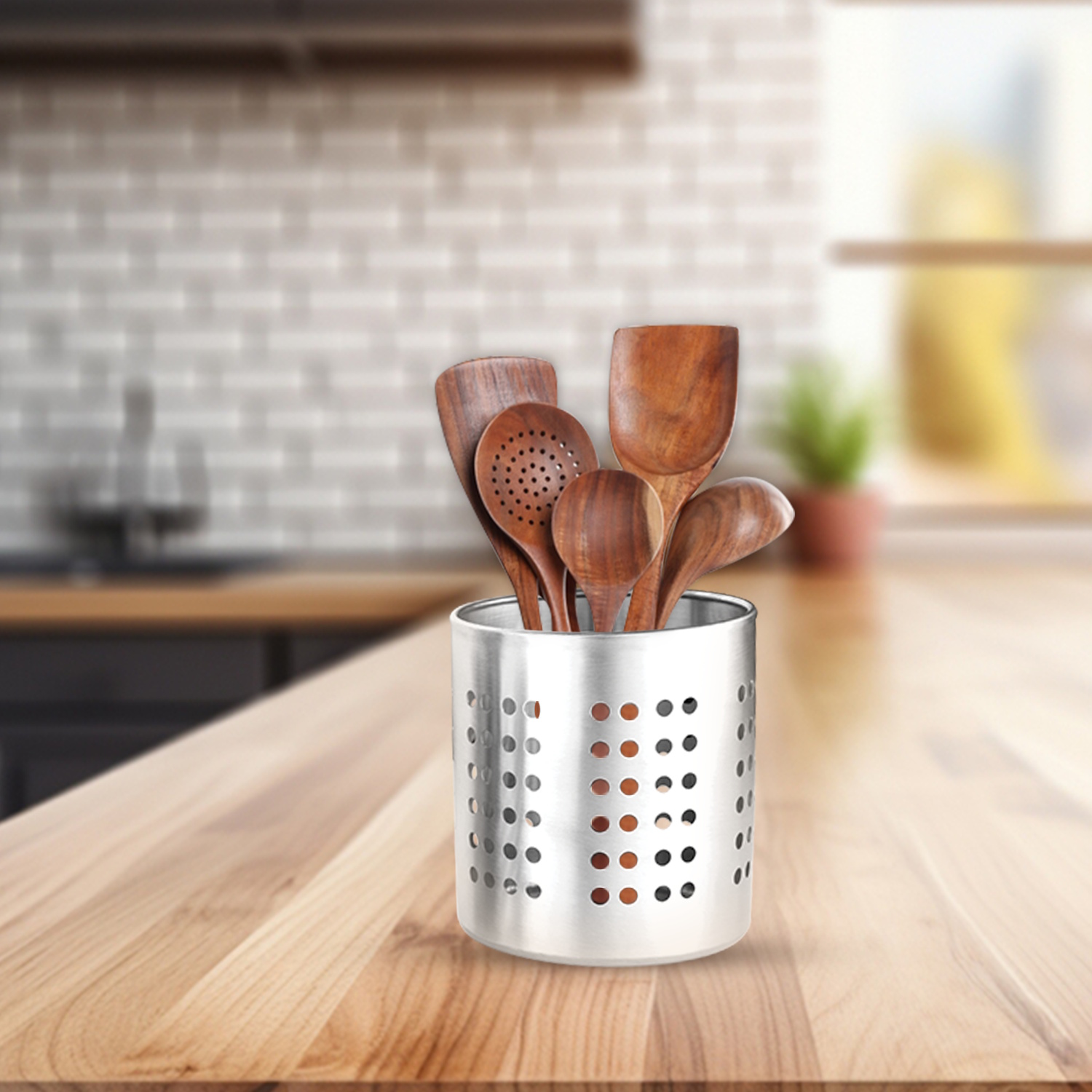 Embassy Matt Stainless Steel Spoon Stand - Size 02