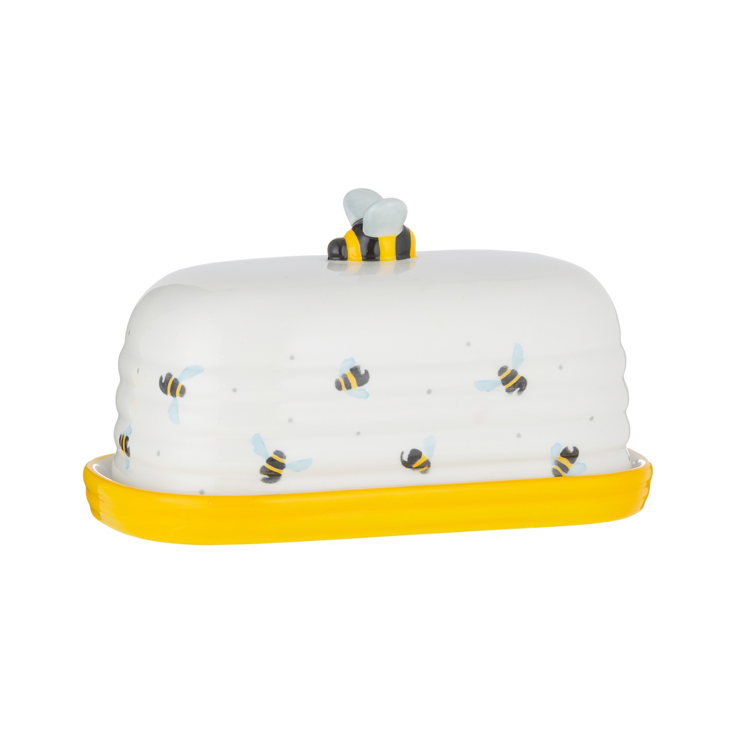 Price & Kensington Sweet Bee Butter Dish 9.6 x 17.6 x 10cm-1