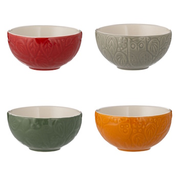 MASON CASH In The Forest Set 4 Prep Bowls 10cm/200ml 