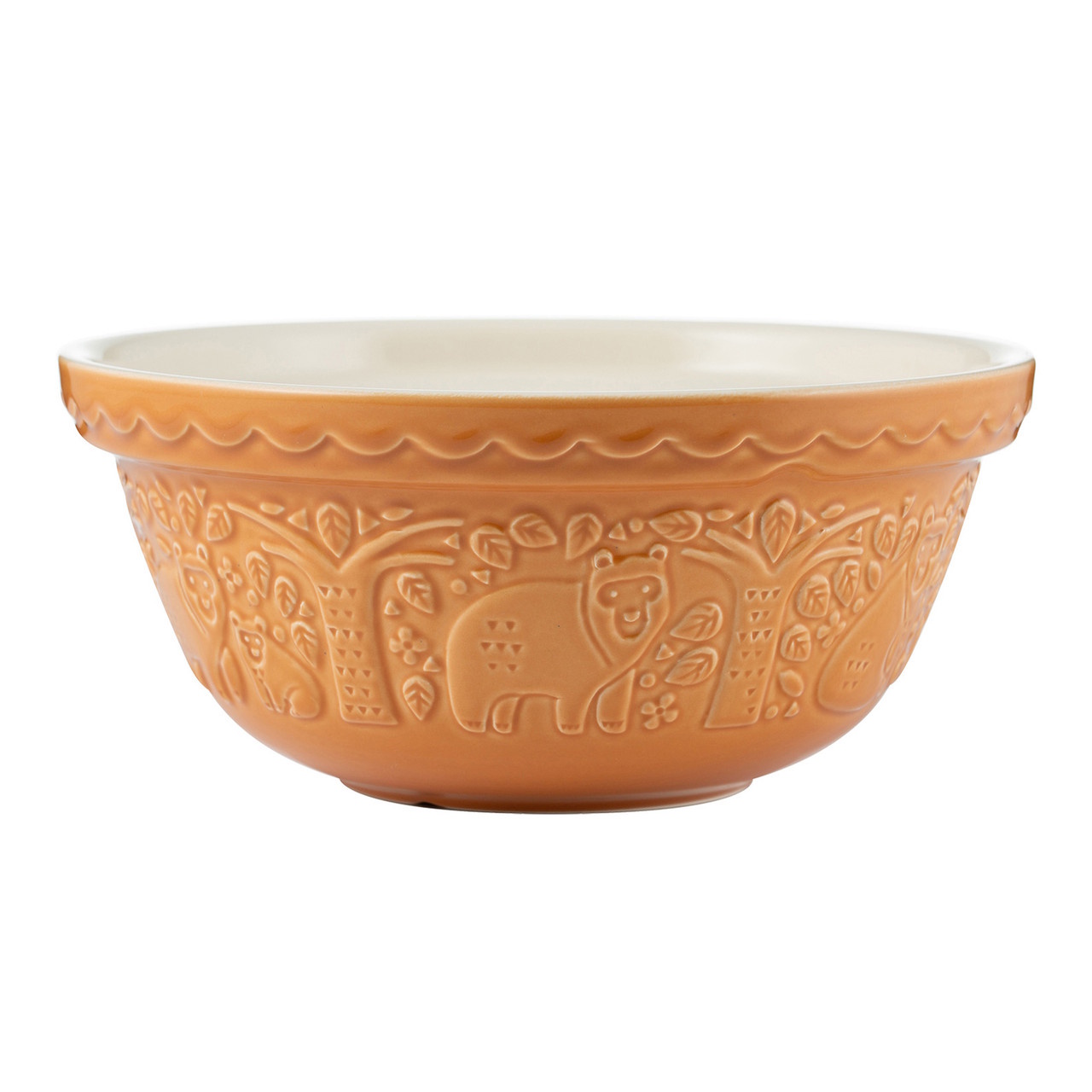 MASON CASH In The Forest Bear Ochre Mixing Bowl 24cm/2L-1