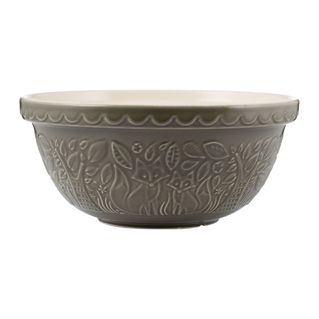 MASON CASH In The Forest Fox Grey Mixing Bowl 29cm/4L-1