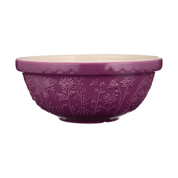 MASON CASH In The Meadow Daisy Purple Mixing Bowl 26cm/2.7L